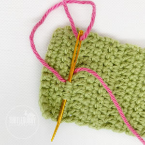How to Crochet a Button from TurtleBunny Creations - Weave in your ends