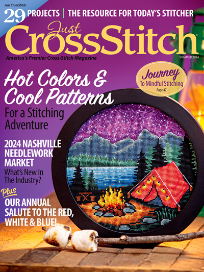 Just CrossStitch Summer 2024 issue cover