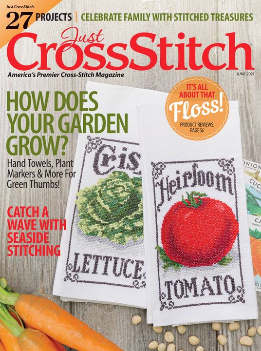 Just CrossStitch June 2021 issue cover