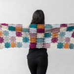 Crochet Medley Shawl designed by Chrissy Callahan