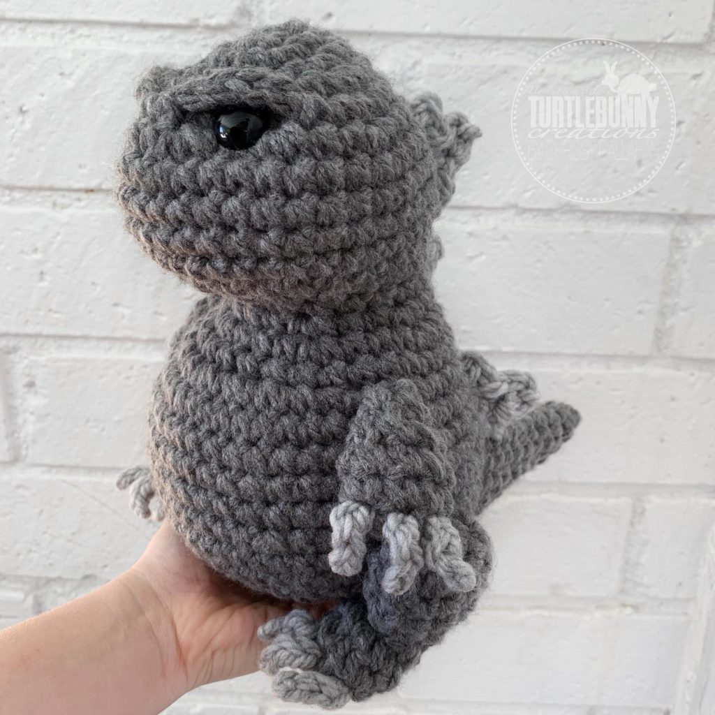Godzilla Inspired Crochet Design by TurtleBunny Creations
