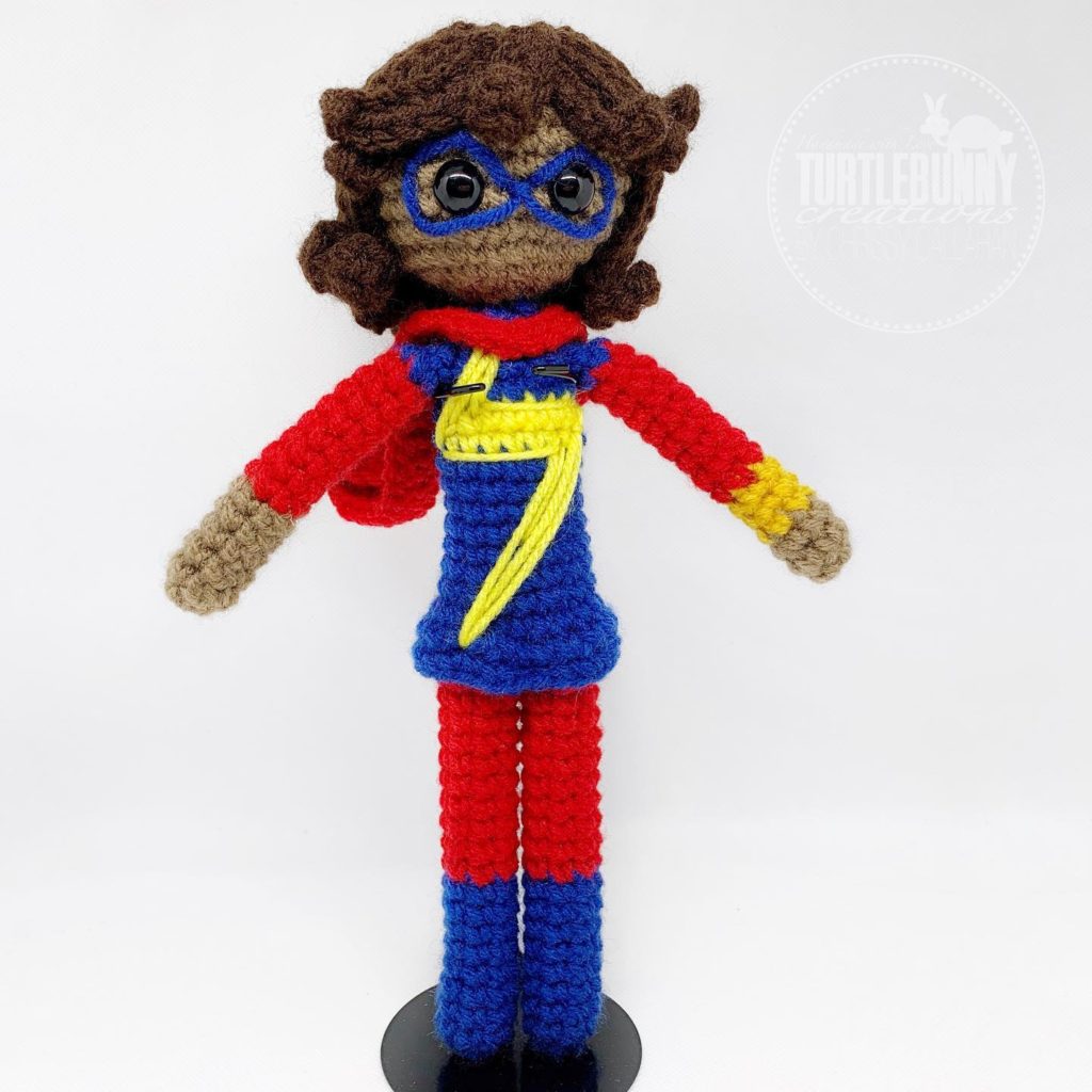 Marvel Ms. Marvel Inspired Crochet Design by TurtleBunny Creations