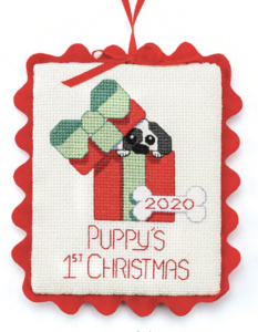 Puppy's 1st Christmas Cross Stitch Designs by TurtleBunny Creations