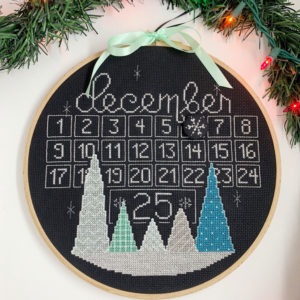 Cross-stitch Christmas Countdown Calendar by TurtleBunny Creations