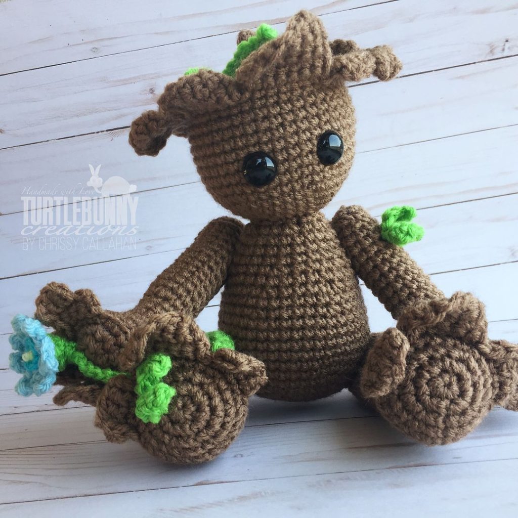 Marvel Groot Inspired Crochet Design by TurtleBunny Creations