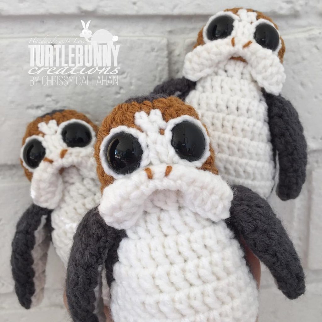 Star Wars Porg Inspired Crochet Design by TurtleBunny Creations