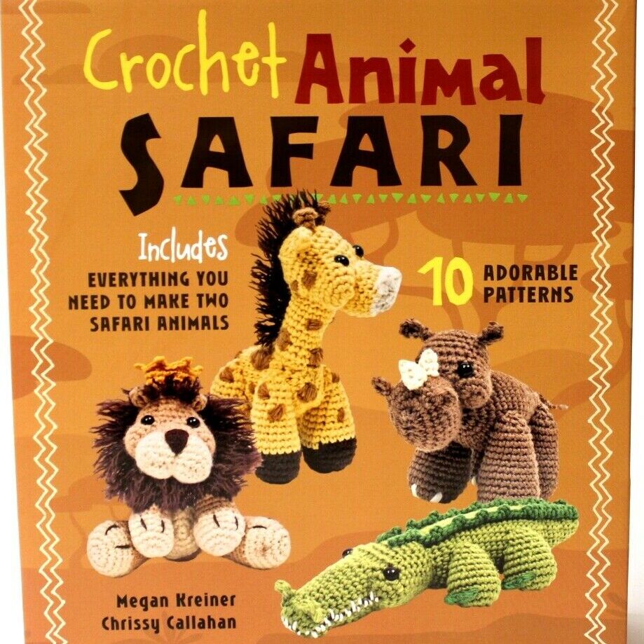 Crochet Animal Safari crochet kit designed by Chrissy Callahan and Megan Kreiner